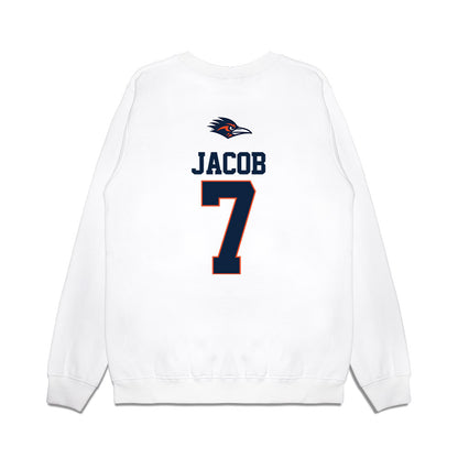 UTSA - NCAA Baseball : Mason Jacob - USA Raglan Premium Crewneck Sweatshirt-1
