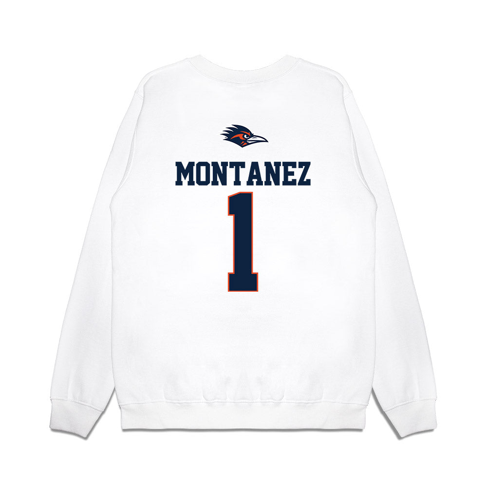 UTSA - NCAA Baseball : Damian Montanez - USA Raglan Premium Crewneck Sweatshirt-1