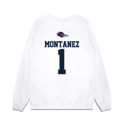 UTSA - NCAA Baseball : Damian Montanez - USA Raglan Premium Crewneck Sweatshirt-1