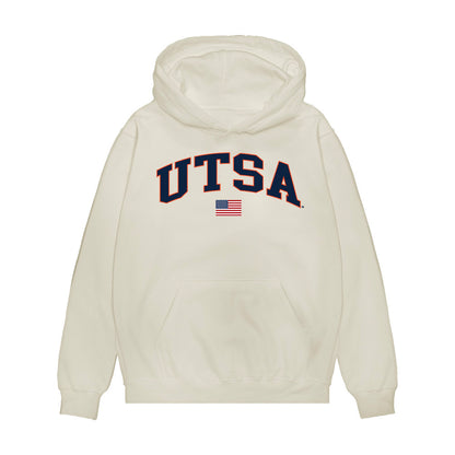 UTSA - NCAA Baseball : Mason Jacob - USA Raglan Premium Hooded Sweatshirt-0