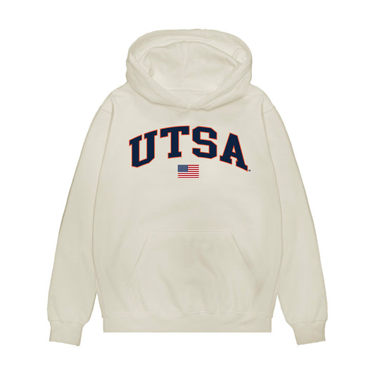 UTSA - NCAA Baseball : Lane Haworth - USA Raglan Premium Hooded Sweatshirt-0