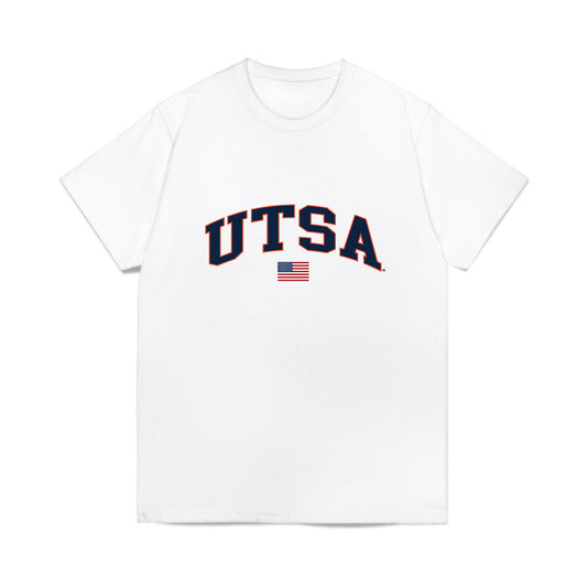 UTSA - NCAA Baseball : Damian Montanez - USA Raglan Comfort Colors T-Shirt-0