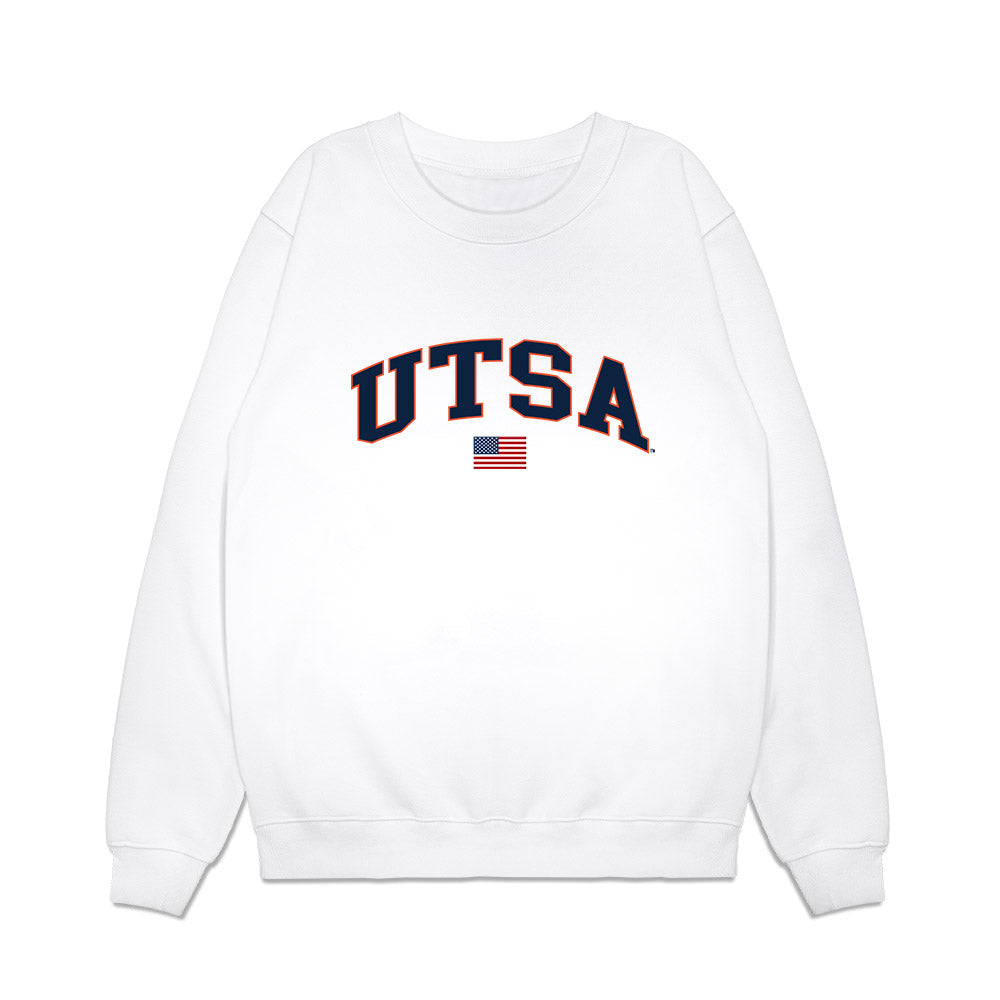 UTSA - NCAA Baseball : Brandon Bishop - USA Raglan Premium Crewneck Sweatshirt-0