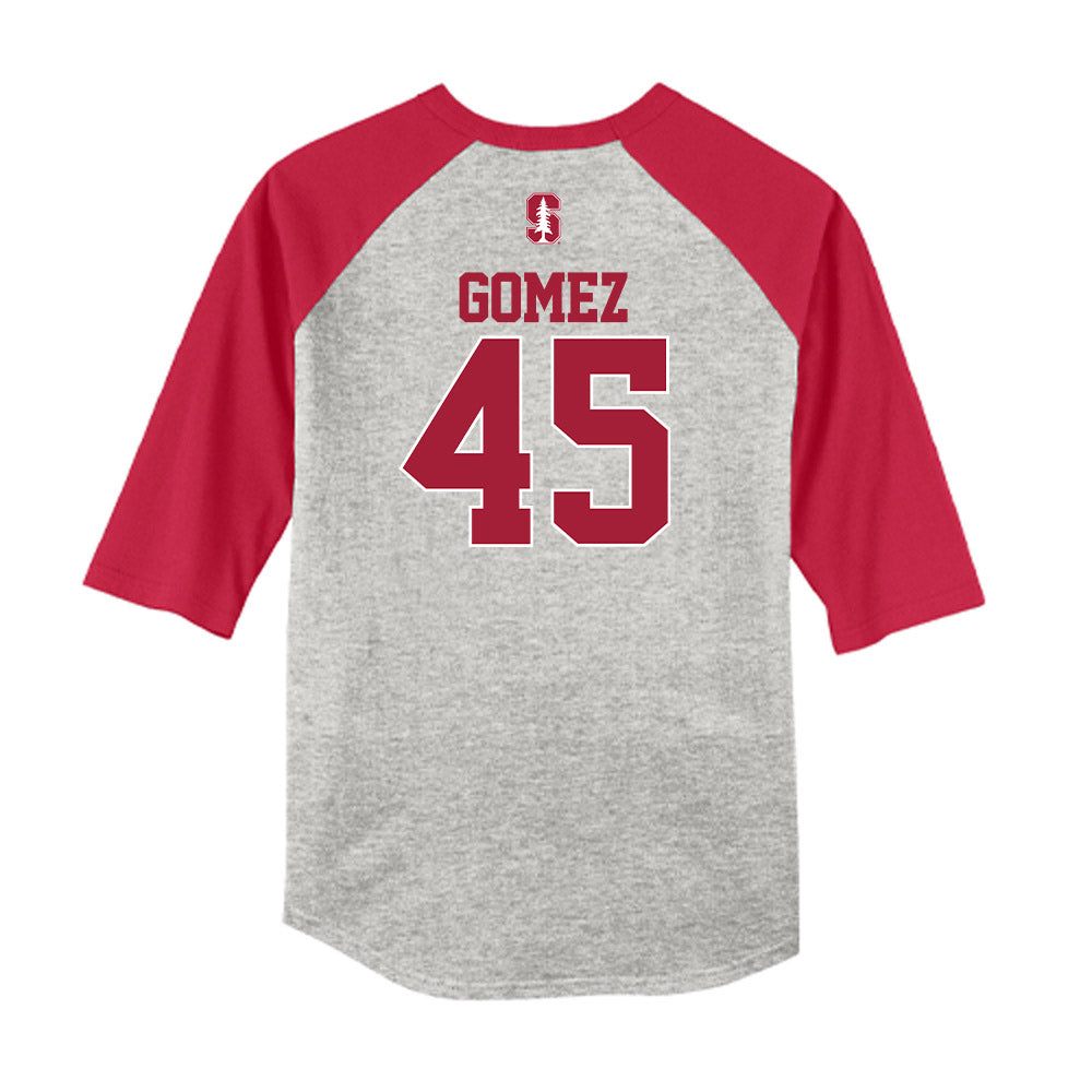 Stanford - NCAA Baseball : Cohen Gomez - USA Raglan Raglan Shirt-1