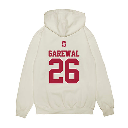 Stanford - NCAA Baseball : Sam Garewal - USA Raglan Premium Hooded Sweatshirt-1