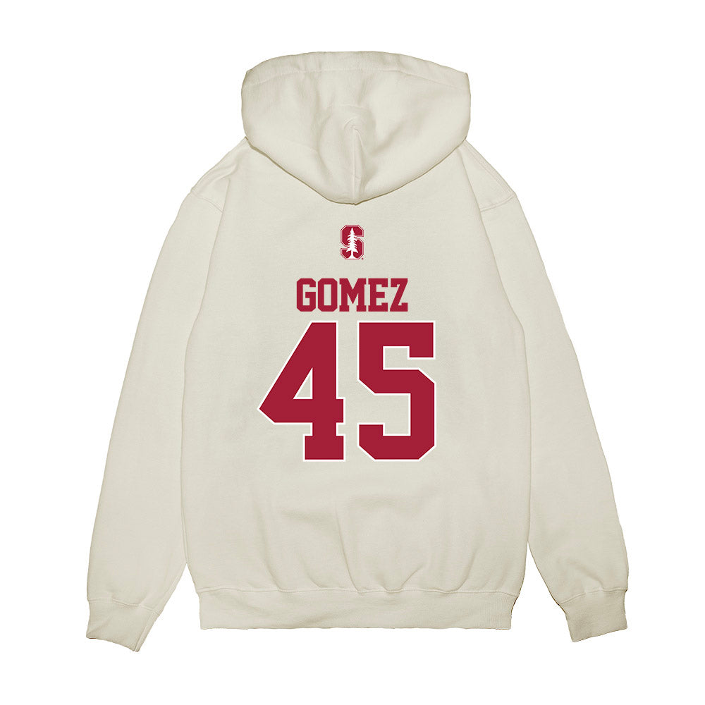 Stanford - NCAA Baseball : Cohen Gomez - USA Raglan Premium Hooded Sweatshirt-1