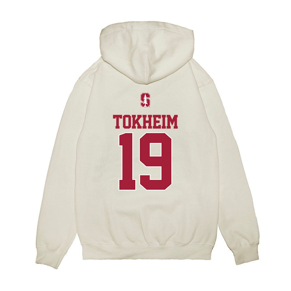 Stanford - NCAA Baseball : Teddy Tokheim - USA Raglan Premium Hooded Sweatshirt-1