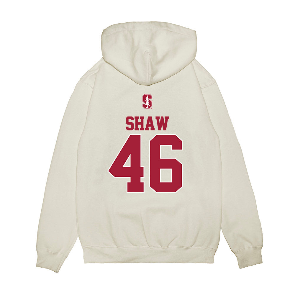 Stanford - NCAA Baseball : Andrew Shaw - USA Raglan Premium Hooded Sweatshirt-1