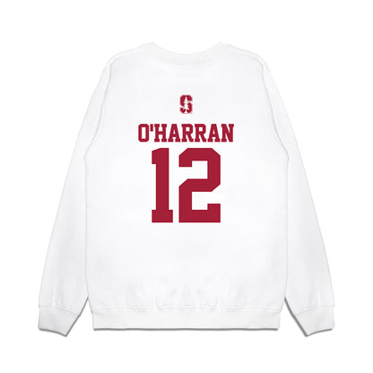 Stanford - NCAA Baseball : Toran O'Harran - USA Raglan Premium Crewneck Sweatshirt-1