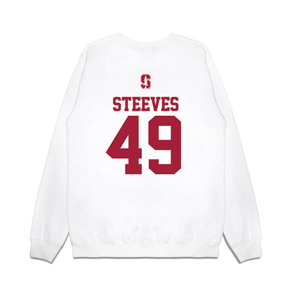 Stanford - NCAA Baseball : Austin Steeves - USA Raglan Premium Crewneck Sweatshirt-1