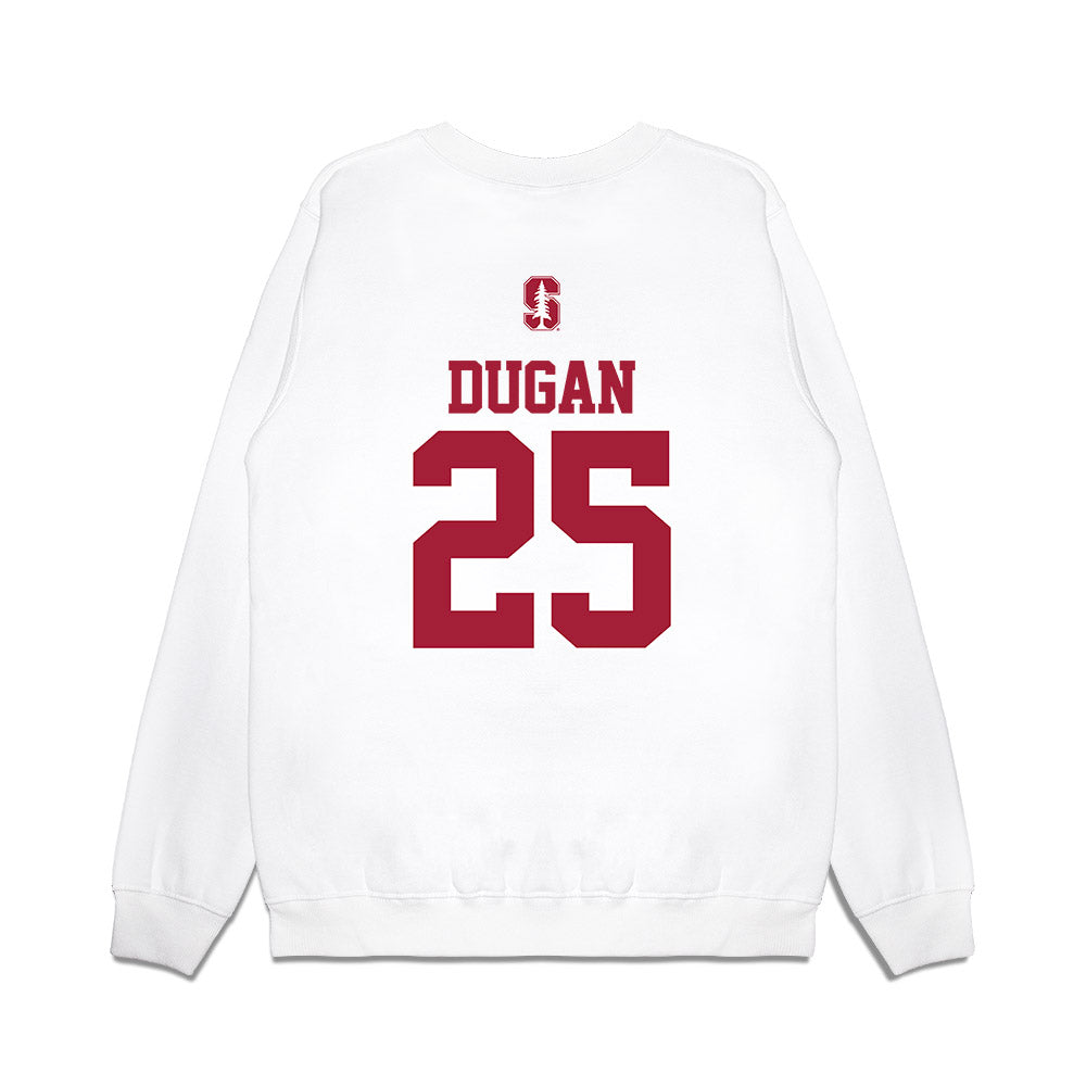 Stanford - NCAA Baseball : Nick Dugan - USA Raglan Premium Crewneck Sweatshirt-1