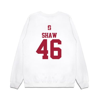 Stanford - NCAA Baseball : Andrew Shaw - USA Raglan Premium Crewneck Sweatshirt-1