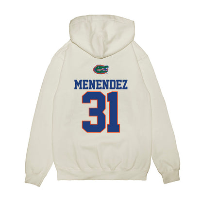 Florida - NCAA Baseball : Frank Menendez - USA Raglan Premium Hooded Sweatshirt-1
