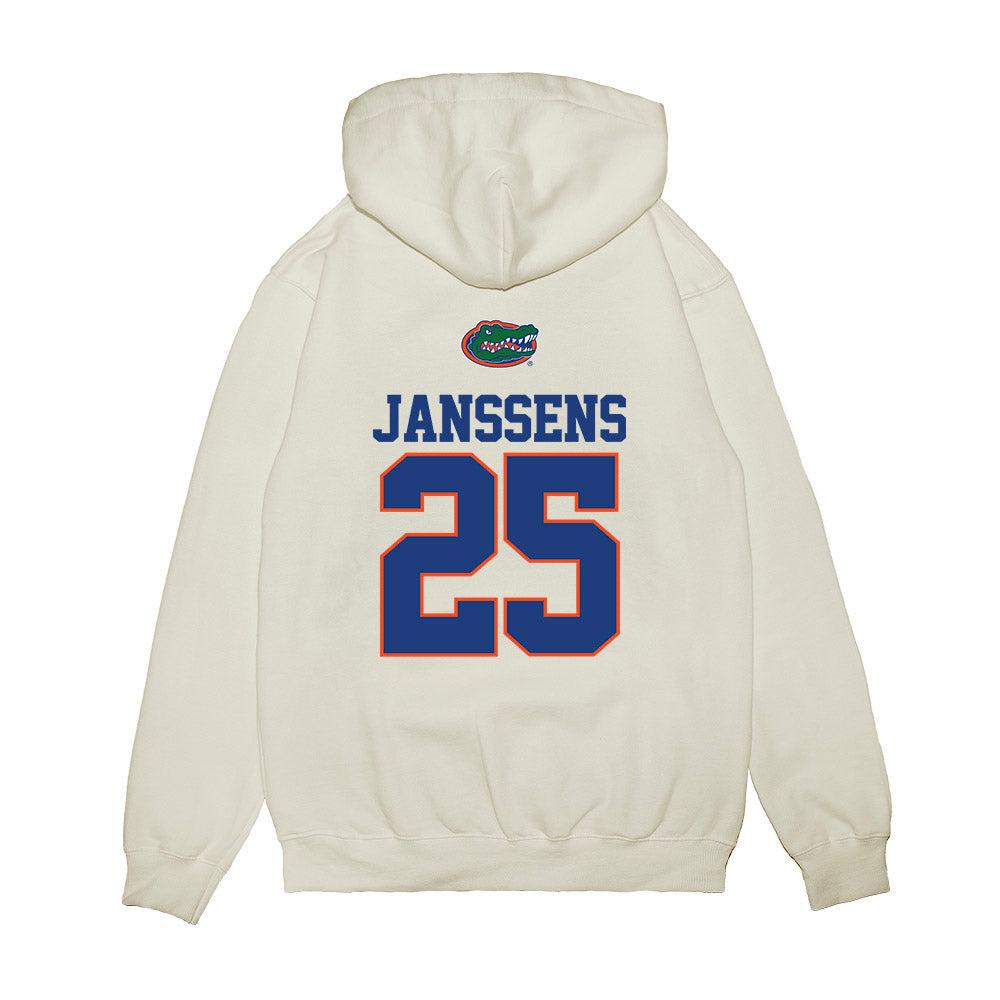 Florida - NCAA Baseball : niko janssens - USA Raglan Premium Hooded Sweatshirt-1