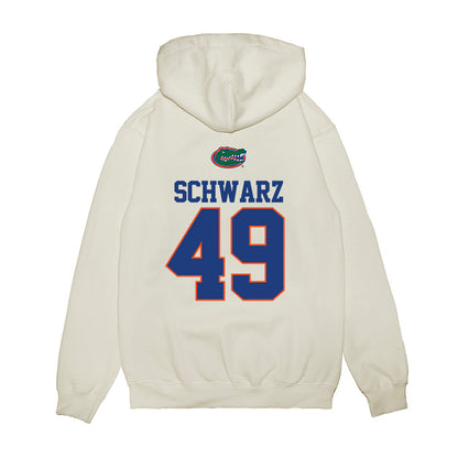Florida - NCAA Baseball : Colton Schwarz - USA Raglan Premium Hooded Sweatshirt-1