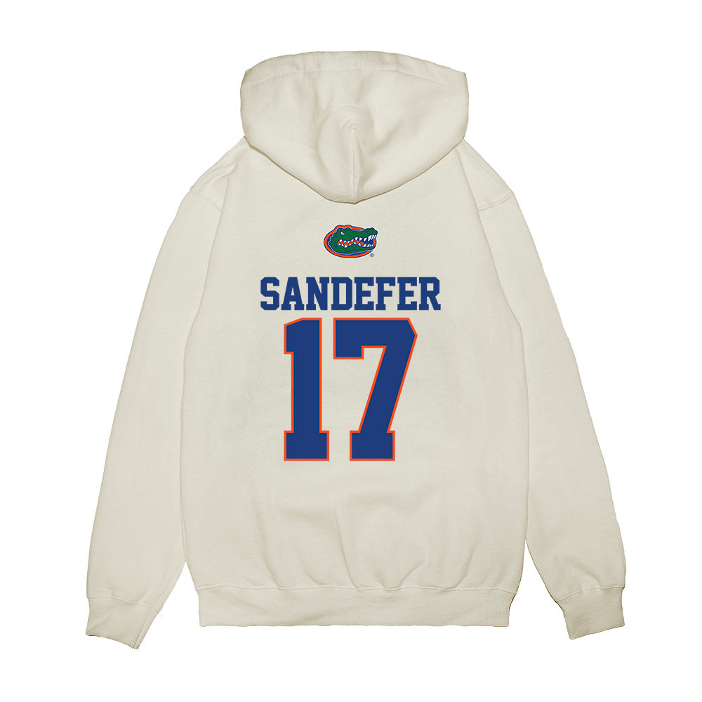 Florida - NCAA Baseball : Russell Sandefer - USA Raglan Premium Hooded Sweatshirt-1