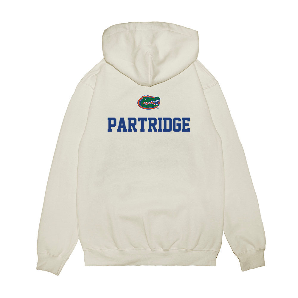 Florida - NCAA Baseball : Nic Partridge - USA Raglan Premium Hooded Sweatshirt-1