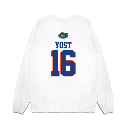Florida - NCAA Baseball : Hayden Yost - USA Raglan Premium Crewneck Sweatshirt-1