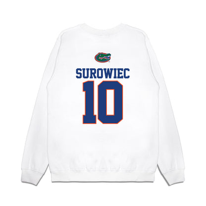 Florida - NCAA Baseball : Ethan Surowiec - USA Raglan Premium Crewneck Sweatshirt-1