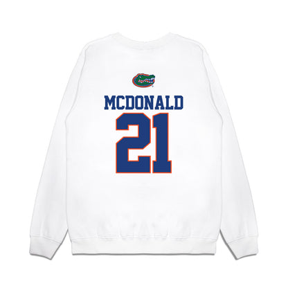 Florida - NCAA Baseball : Caden McDonald - USA Raglan Premium Crewneck Sweatshirt-1