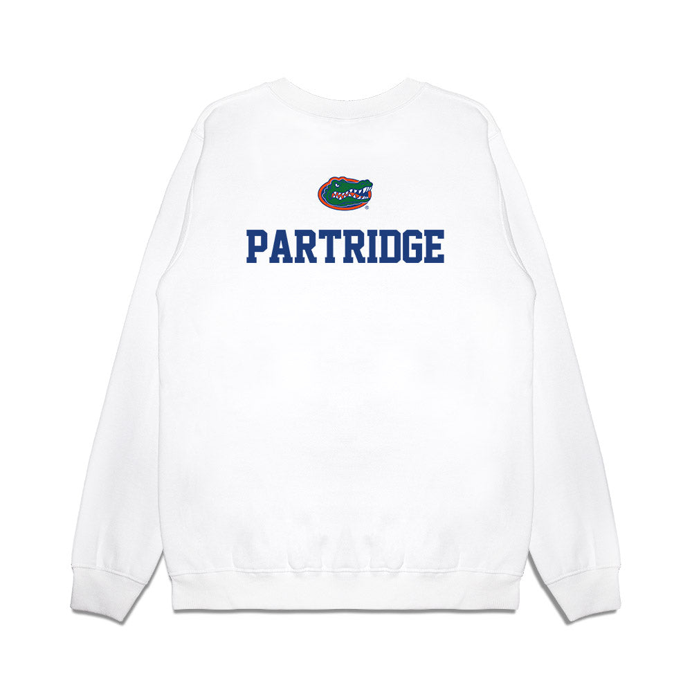 Florida - NCAA Baseball : Nic Partridge - USA Raglan Premium Crewneck Sweatshirt-1