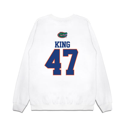 Florida - NCAA Baseball : Aidan King - USA Raglan Premium Crewneck Sweatshirt-1