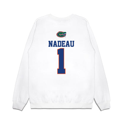 Florida - NCAA Baseball : Justin Nadeau - USA Raglan Premium Crewneck Sweatshirt-1