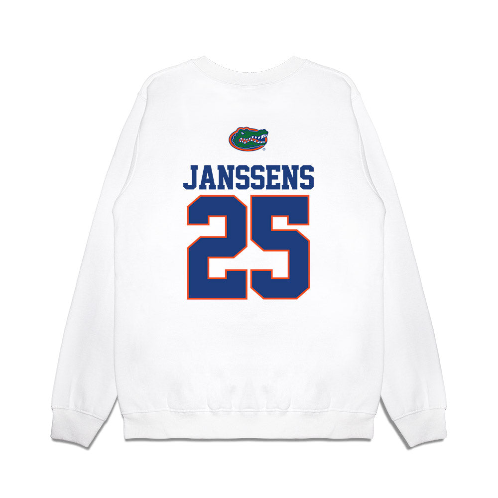 Florida - NCAA Baseball : niko janssens - USA Raglan Premium Crewneck Sweatshirt-1