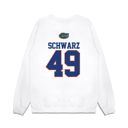 Florida - NCAA Baseball : Colton Schwarz - USA Raglan Premium Crewneck Sweatshirt-1