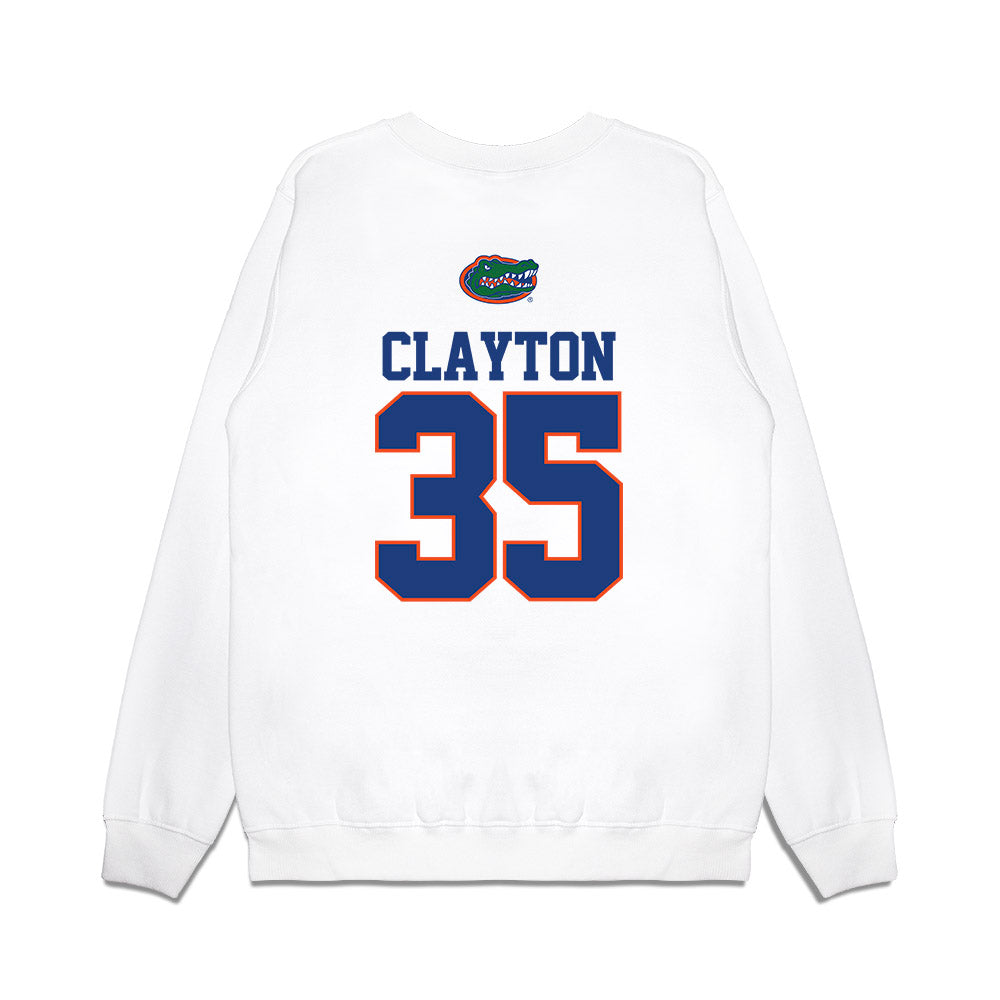 Florida - NCAA Baseball : Brock Clayton - USA Raglan Premium Crewneck Sweatshirt-1
