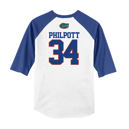 Florida - NCAA Baseball : Alex Philpott - USA Raglan Raglan Shirt-1