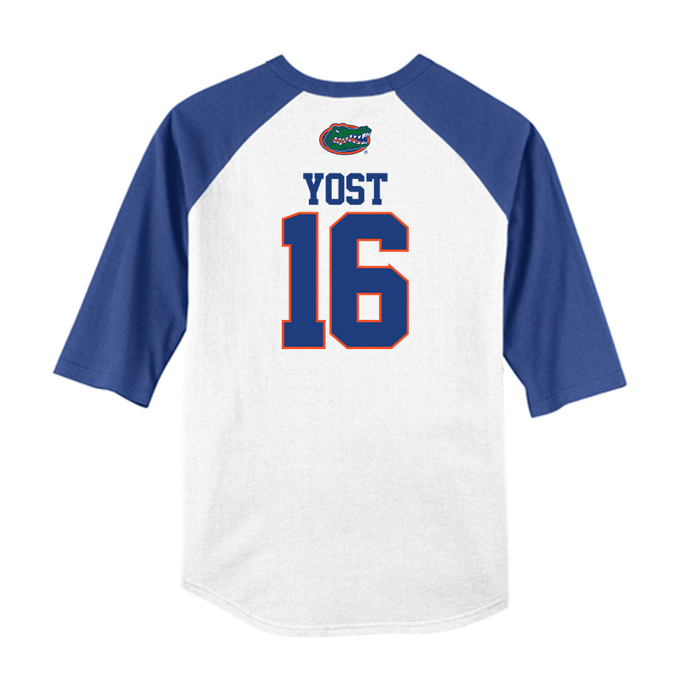Florida - NCAA Baseball : Hayden Yost - USA Raglan Raglan Shirt-1