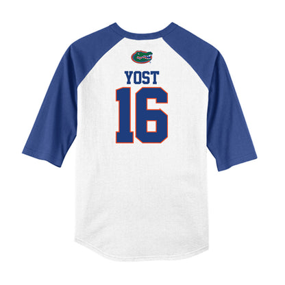 Florida - NCAA Baseball : Hayden Yost - USA Raglan Raglan Shirt-1