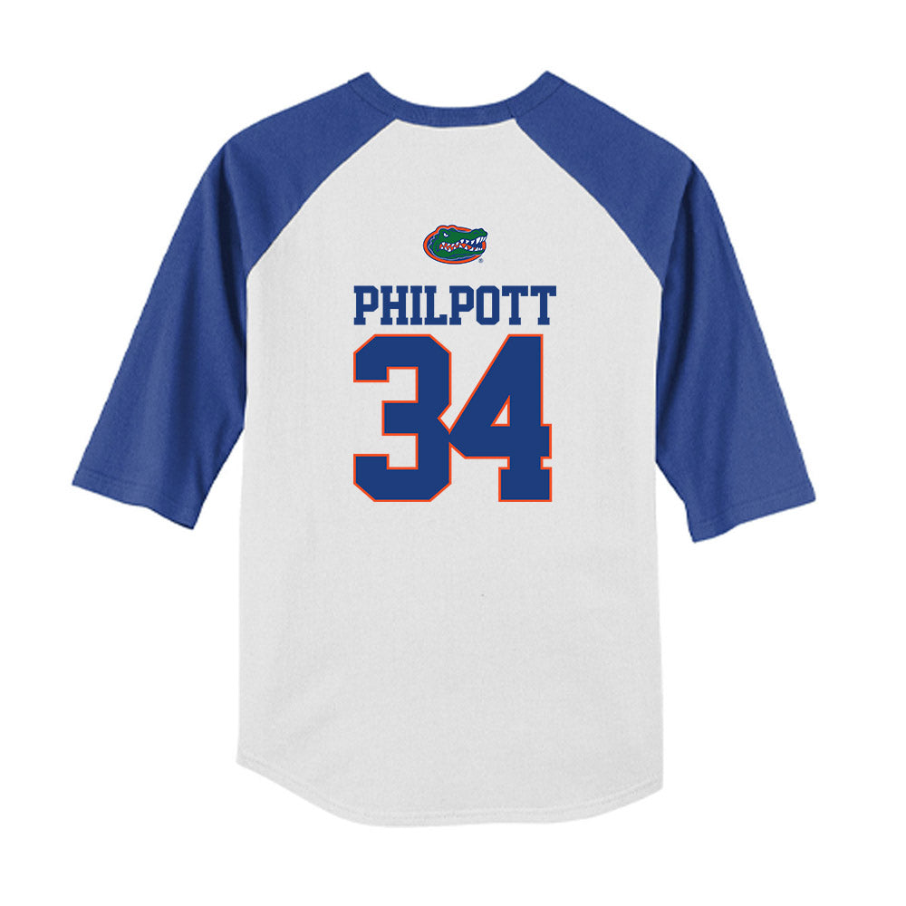 Florida - NCAA Baseball : Alex Philpott - USA Raglan Youth Raglan T-Shirt-1