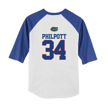 Florida - NCAA Baseball : Alex Philpott - USA Raglan Youth Raglan T-Shirt-1