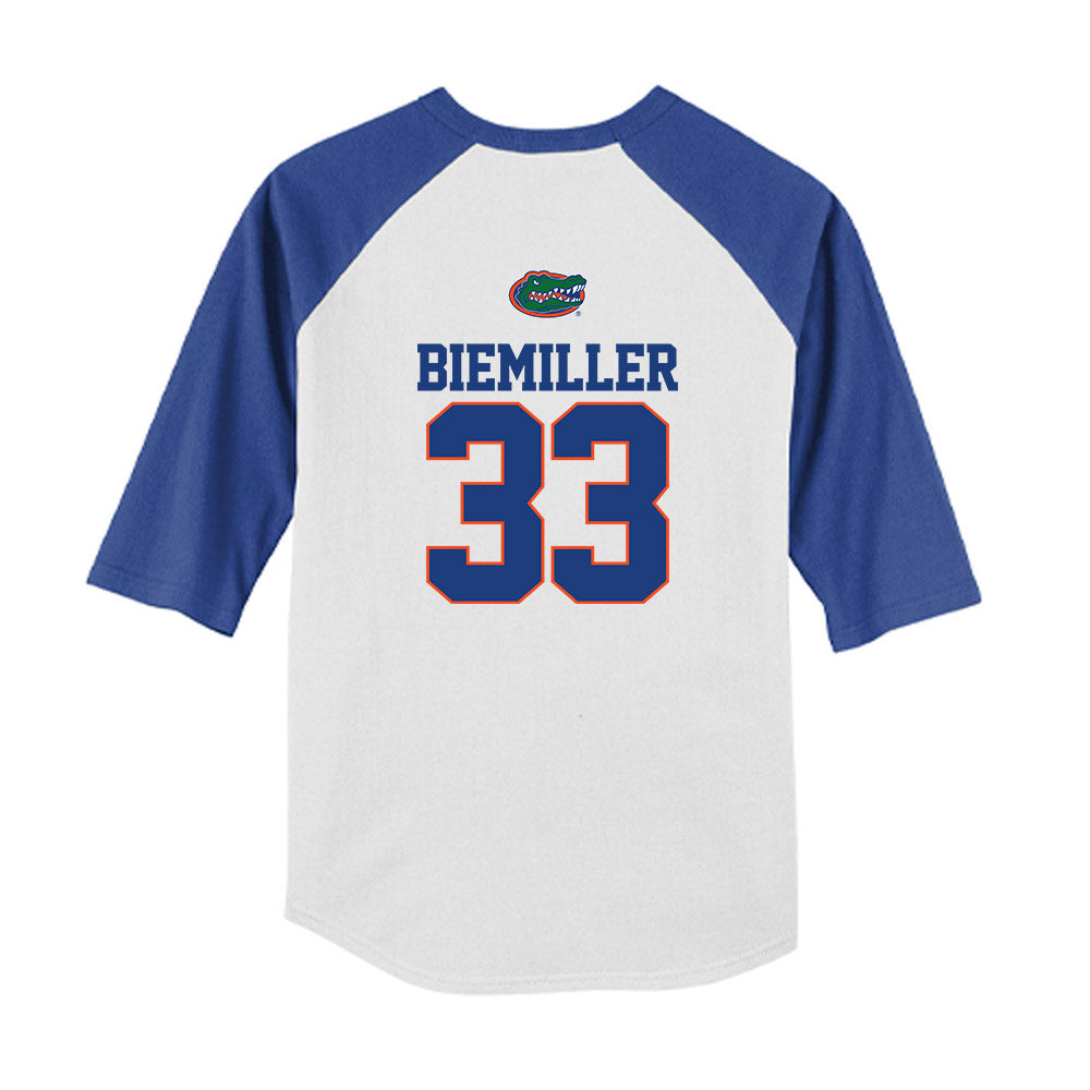 Florida - NCAA Baseball : McCall Biemiller - USA Raglan Youth Raglan T-Shirt-1