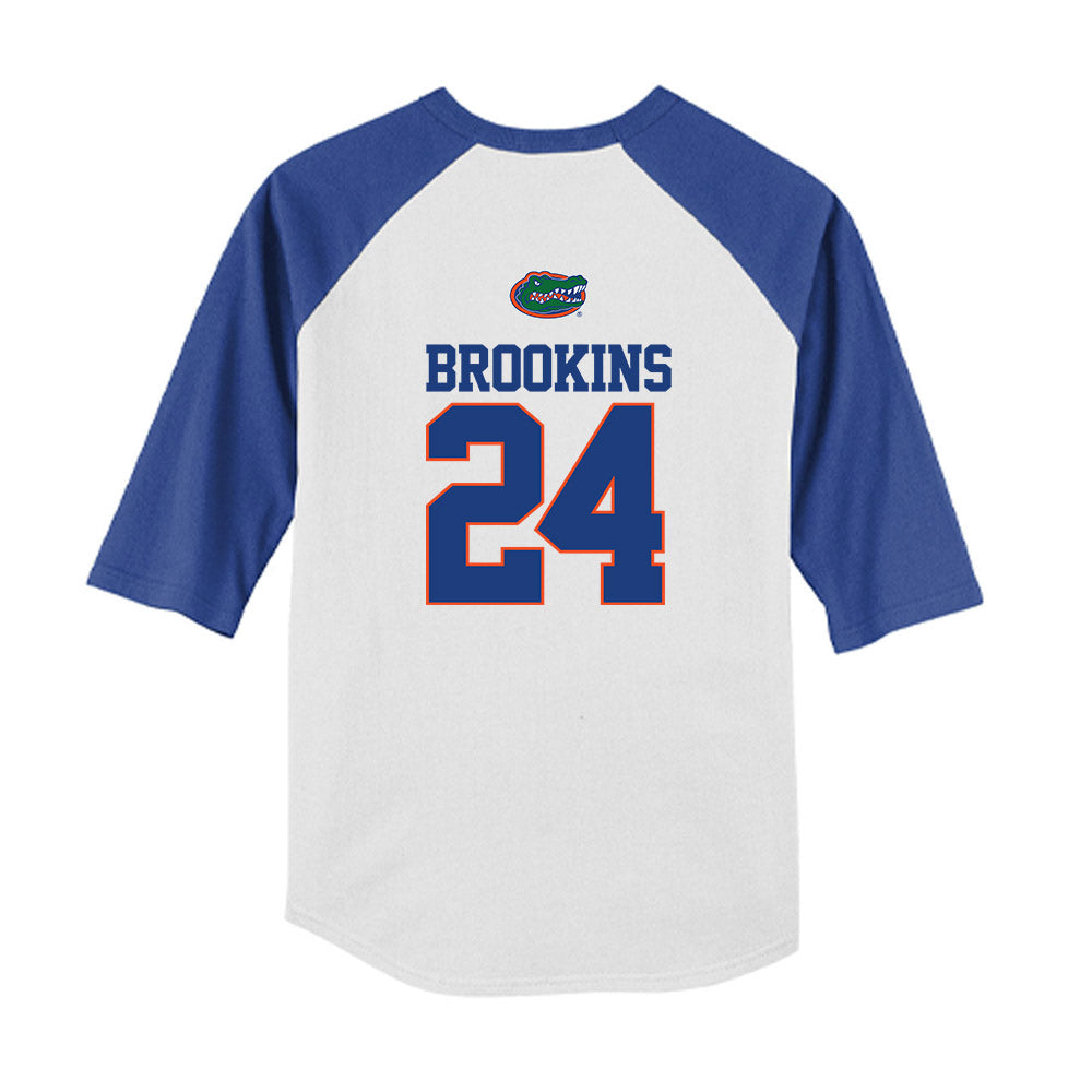 Florida - NCAA Baseball : Blake Brookins - USA Raglan Youth Raglan T-Shirt-1