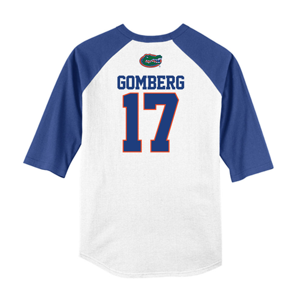 Florida - NCAA Baseball : Jacob Gomberg - USA Raglan Raglan Shirt-1