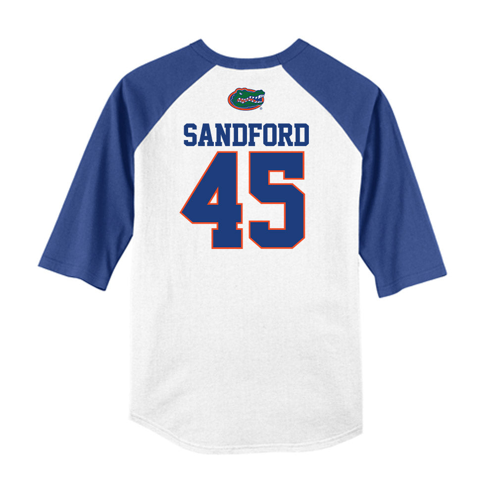 Florida - NCAA Baseball : Schuyler Sandford - USA Raglan Raglan Shirt-1