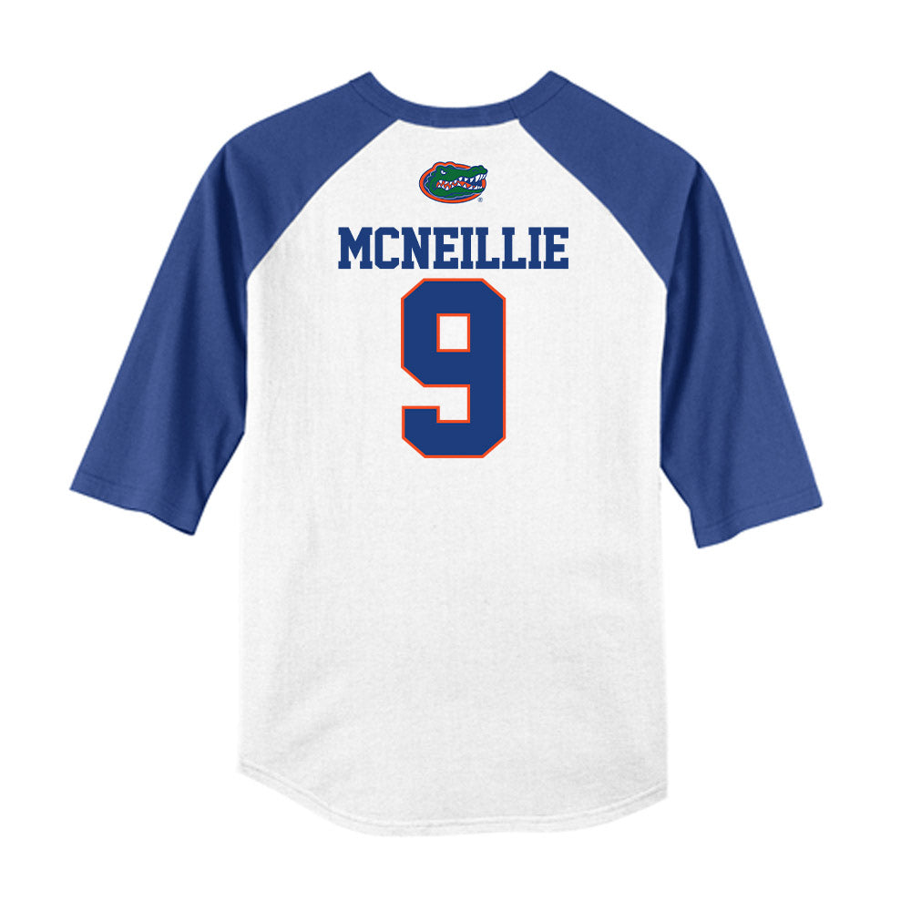 Florida - NCAA Baseball : Luke McNeillie - USA Raglan Raglan Shirt-1