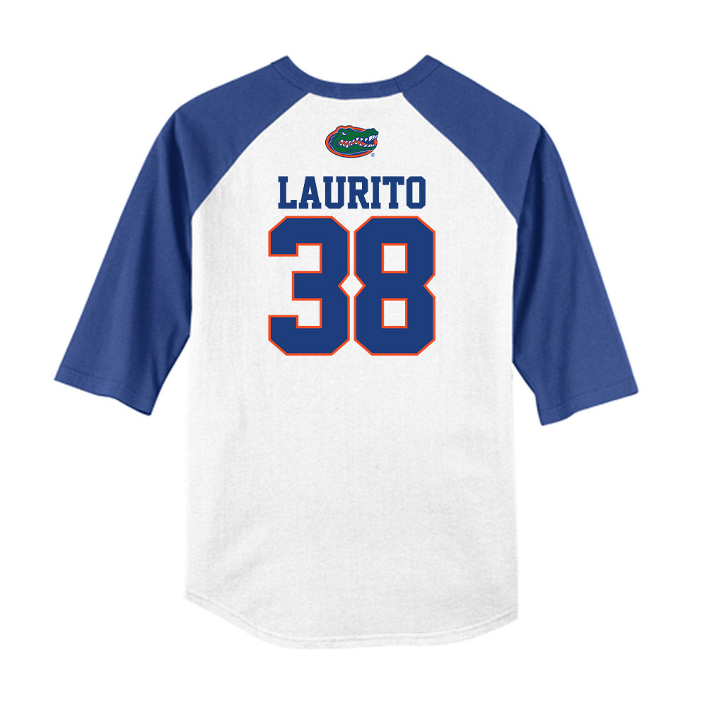 Florida - NCAA Baseball : Mason Laurito - USA Raglan Raglan Shirt-1