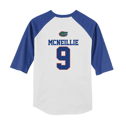 Florida - NCAA Baseball : Luke McNeillie - USA Raglan Youth Raglan T-Shirt-1