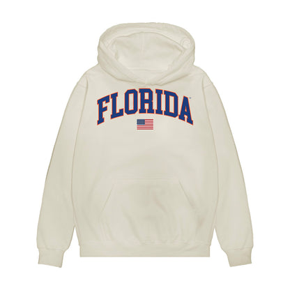 Florida - NCAA Baseball : Kyle Jones - USA Raglan Premium Hooded Sweatshirt-0