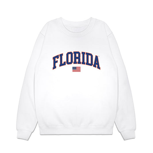 Florida - NCAA Baseball : Ethan Surowiec - USA Raglan Premium Crewneck Sweatshirt-0