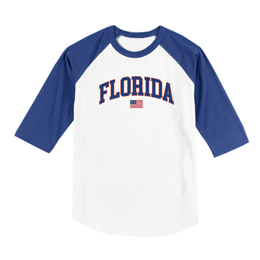 Florida - NCAA Baseball : Cole Bullen - USA Raglan Raglan Shirt-0