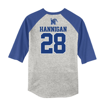 Memphis - NCAA Baseball : Austin Hannigan - USA Raglan Raglan Shirt-1