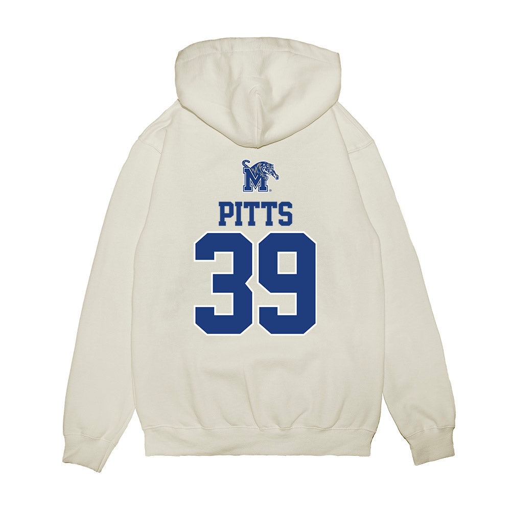 Memphis - NCAA Baseball : Jack Pitts - USA Raglan Premium Hooded Sweatshirt-1