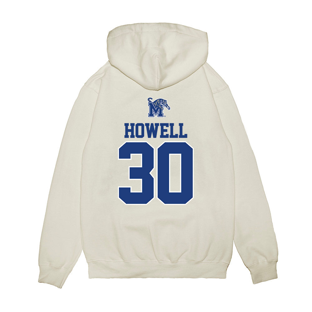 Memphis - NCAA Baseball : Will Howell - USA Raglan Premium Hooded Sweatshirt-1