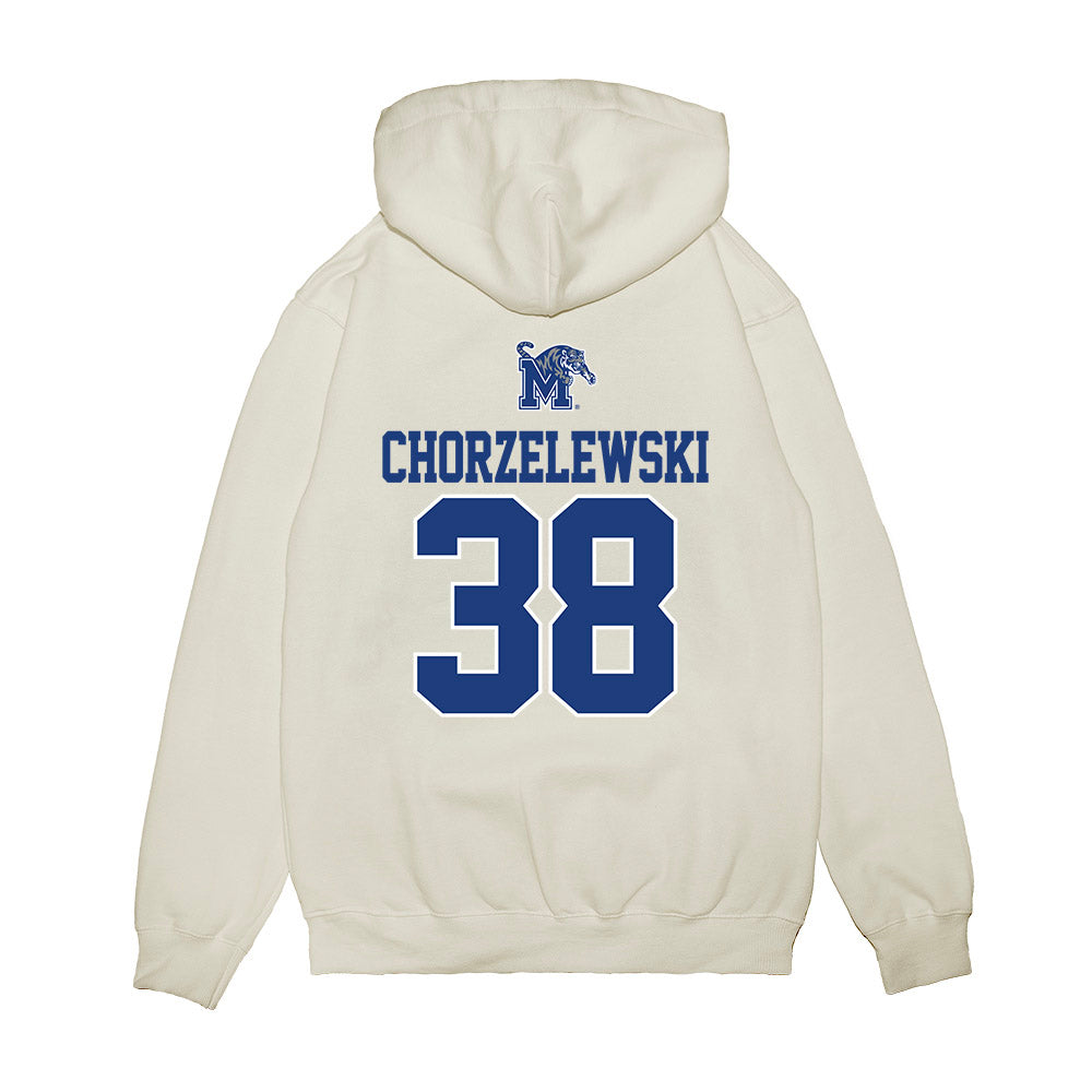 Memphis - NCAA Baseball : Brandon Chorzelewski - USA Raglan Premium Hooded Sweatshirt-1