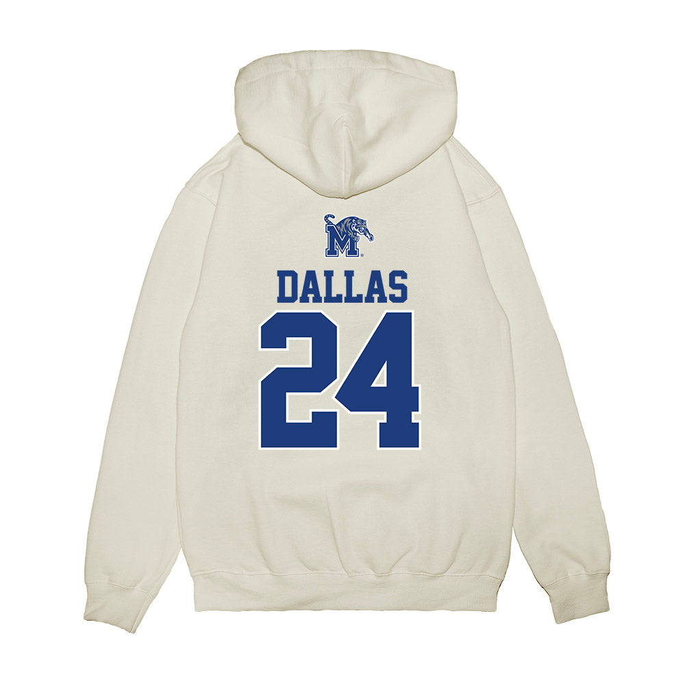 Memphis - NCAA Baseball : Michael Dallas - USA Raglan Premium Hooded Sweatshirt-1